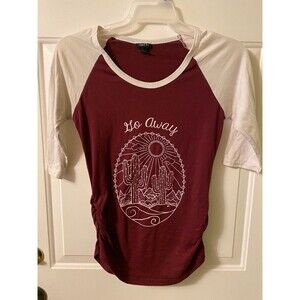 Rue 21 Go Away baseball tee shirt size M medium